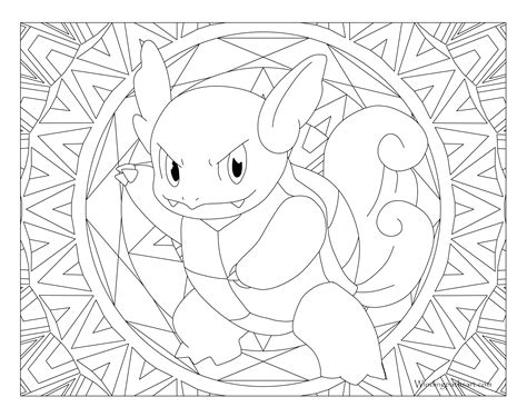 Adult Pokemon Coloring Page